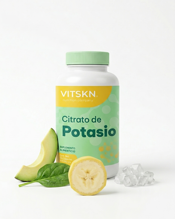 Citrato De Potasio Súper Premium Vit & Skn Nutrition Company 60 Cápsulas