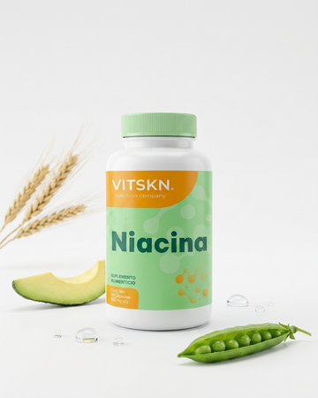 Niacina Súper Premium Vit & Skn Nutrition Company 60 Cápsulas