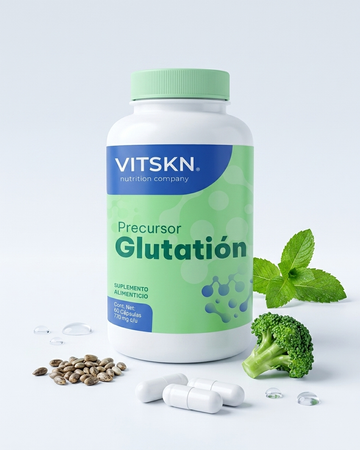 Precursor Glutatión Vit & Skn Nutrition Company 60 Cápsulas
