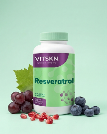 Resveratrol Vitskn 60 Capsulas 550 mg