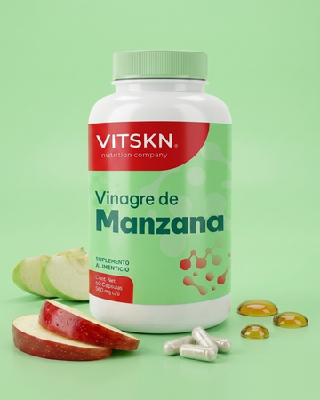 Vinagre de Manzana 60 Capsulas Skin Vit Nutrition Company