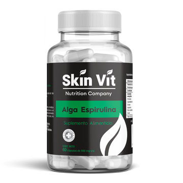 Alga Espirulina Skin Vit 60 Capsulas