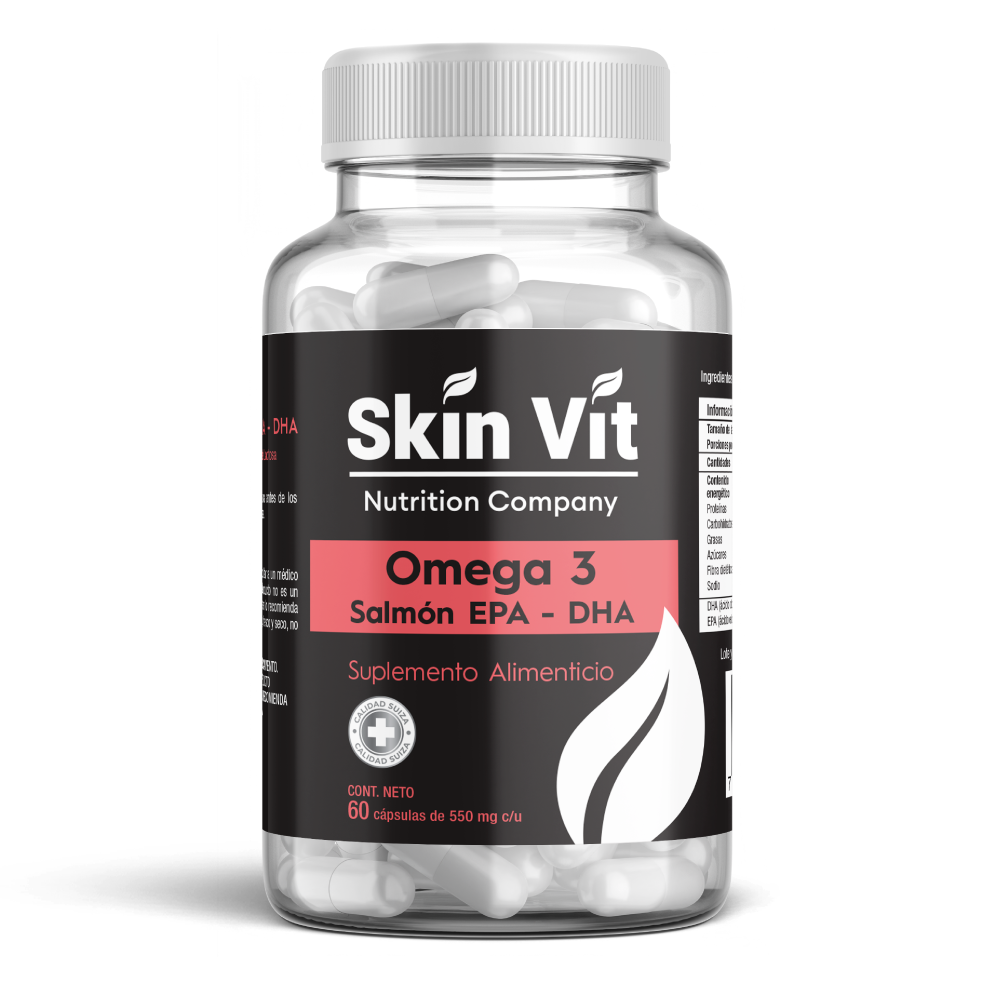Omega 3 de Salmón Skin Vit Nutrition Company 60 Capsulas